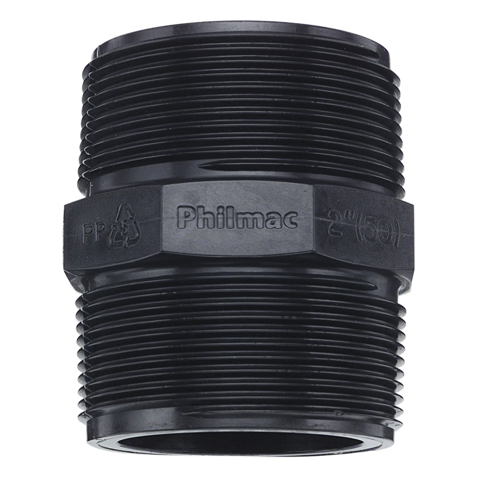 Philmac BSP Threaded Nipple Poly 1"