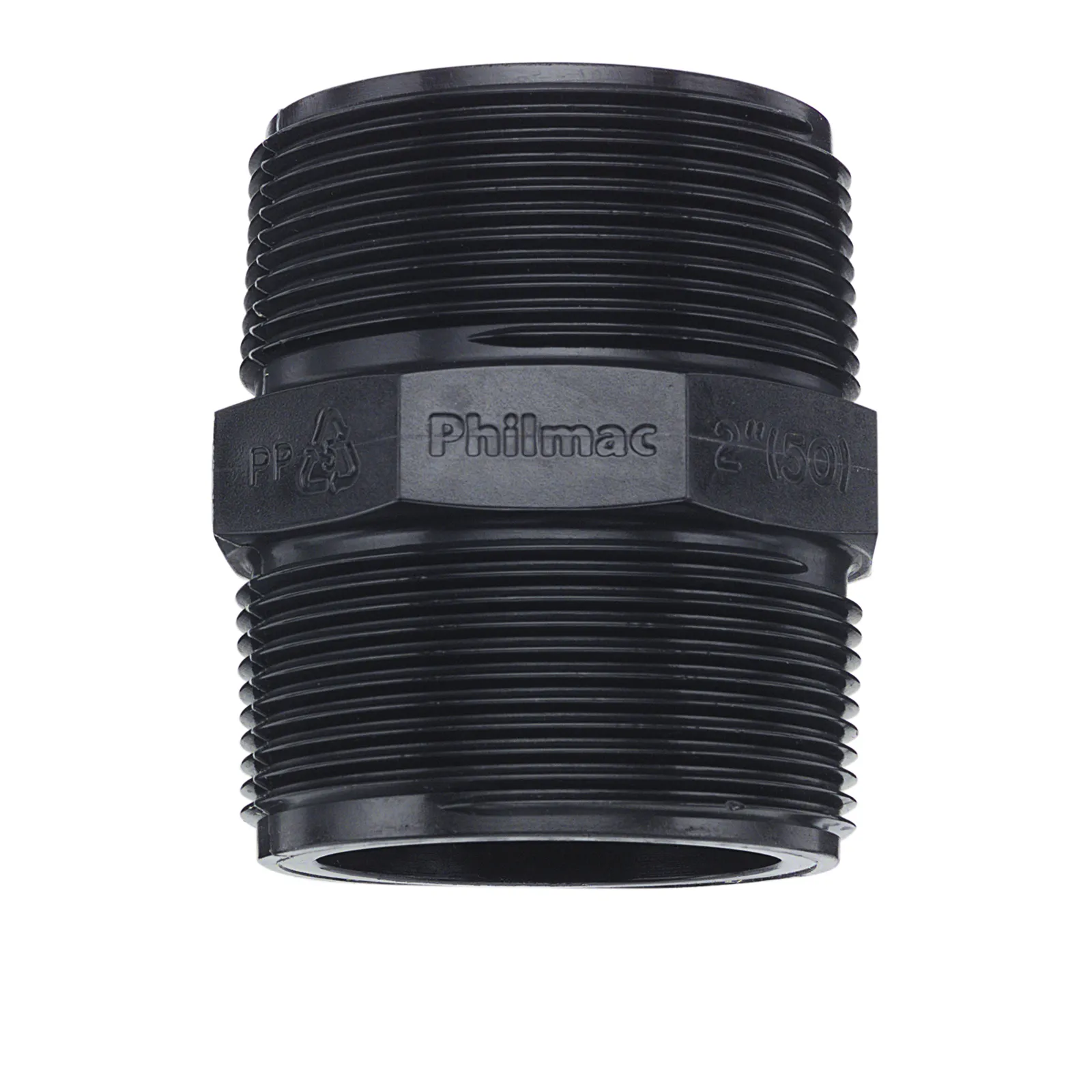 Philmac BSP Threaded Pipe Nipple Poly 1-1/2"