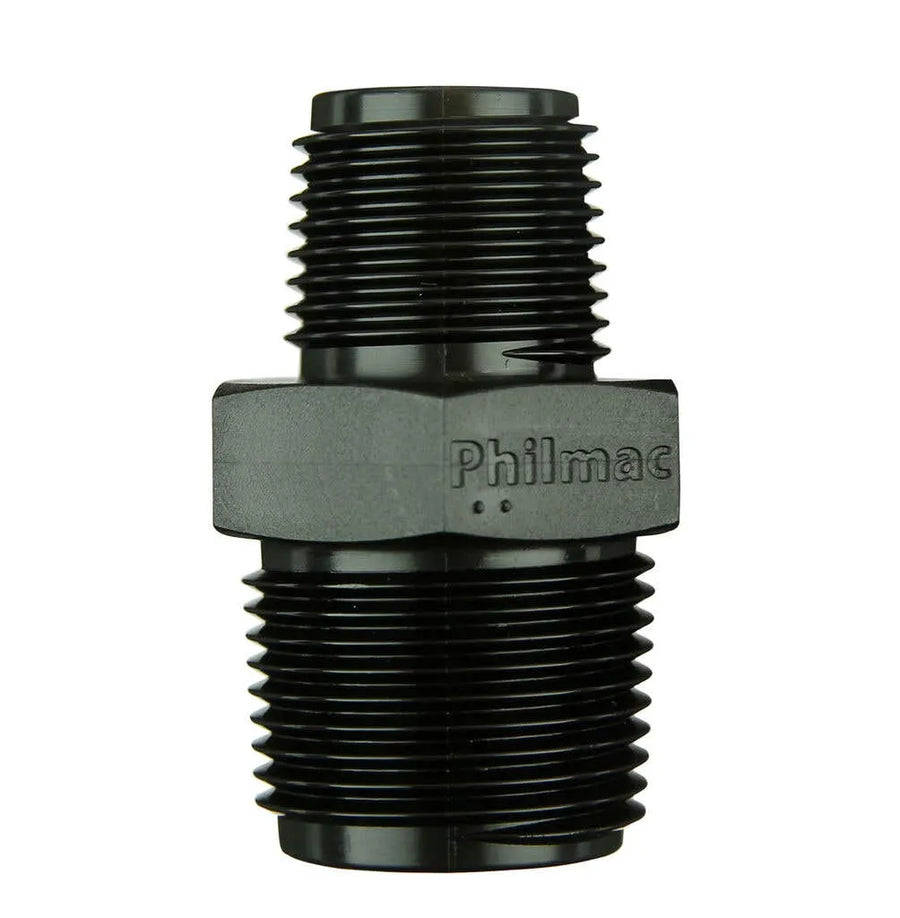 Philmac BSP Threaded Pipe Nipple Poly 2" x 3/4"