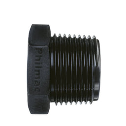 Philmac BSP Threaded Pipe Plug Poly 1/2"