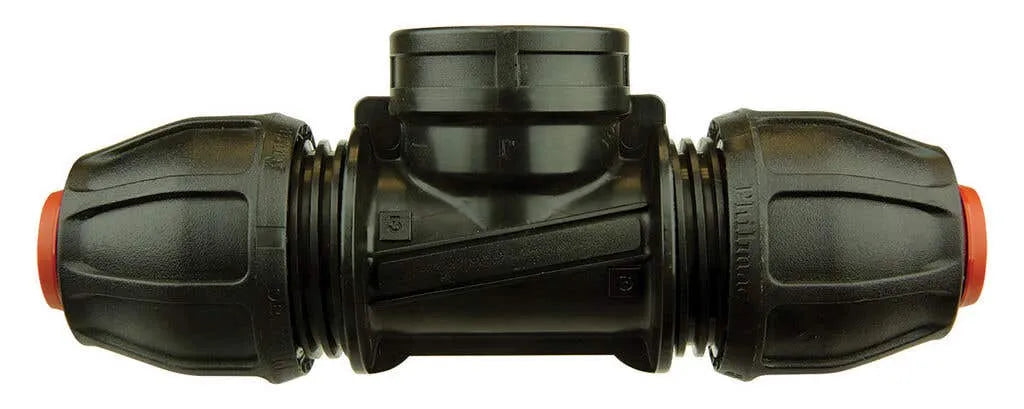 Philmac Rural Tee BSP Threaded Female 1-1/4" x 1-1/4" x 32mm