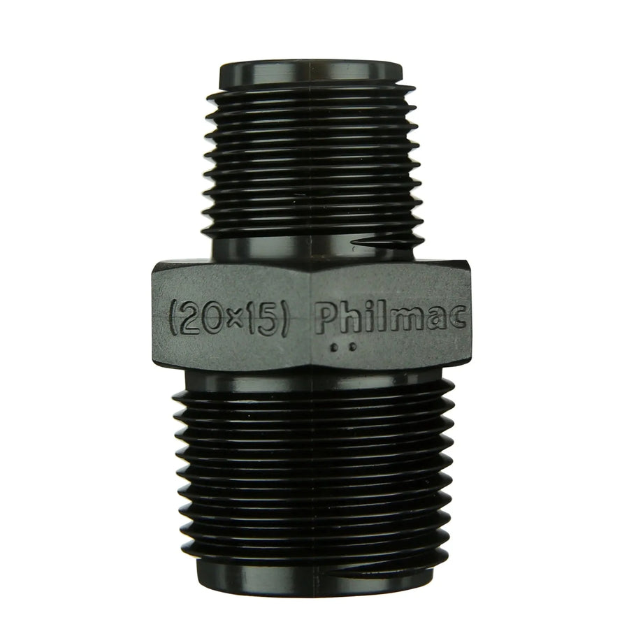 Philmac Threaded Reducing Nipple 3/4 x 1/2"