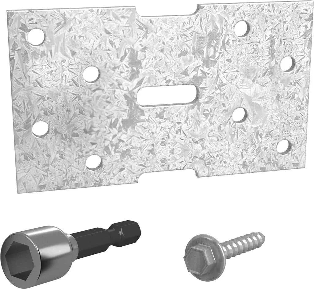 Plate Bracket Repair Kit 120 x 70mm - 4 Pack