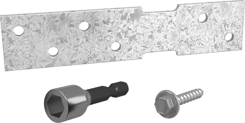 Plate Bracket Repair Kit 160 x 35mm - 4 Pack