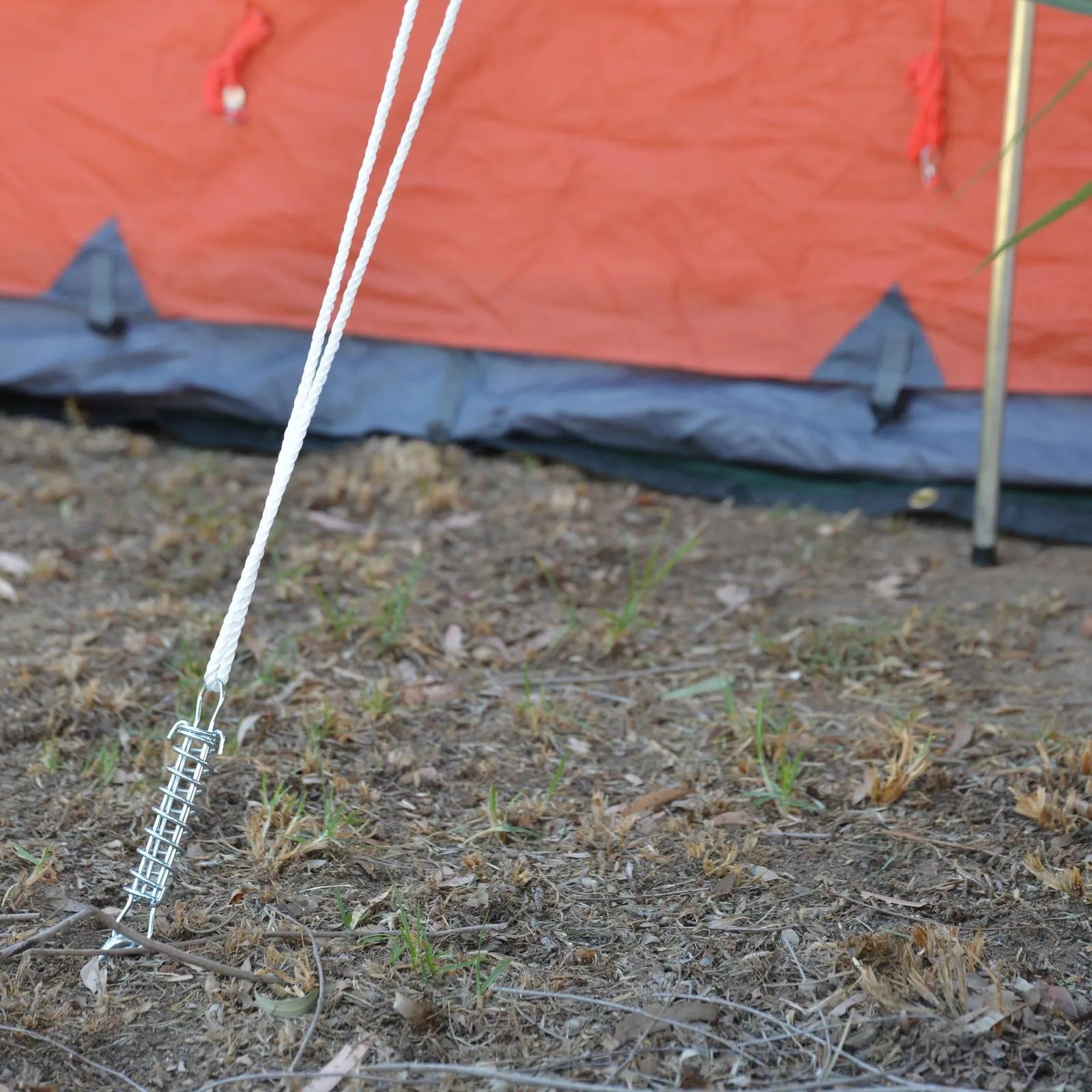 Polytuf Guy Rope with Runner & Trace Spring White