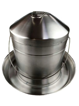 Poultry Drinker Stainless Steel 9L