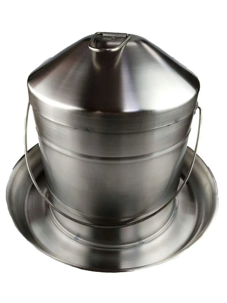 Poultry Drinker Stainless Steel 9L