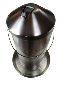 Poultry Feeder Stainless Steel 15kg