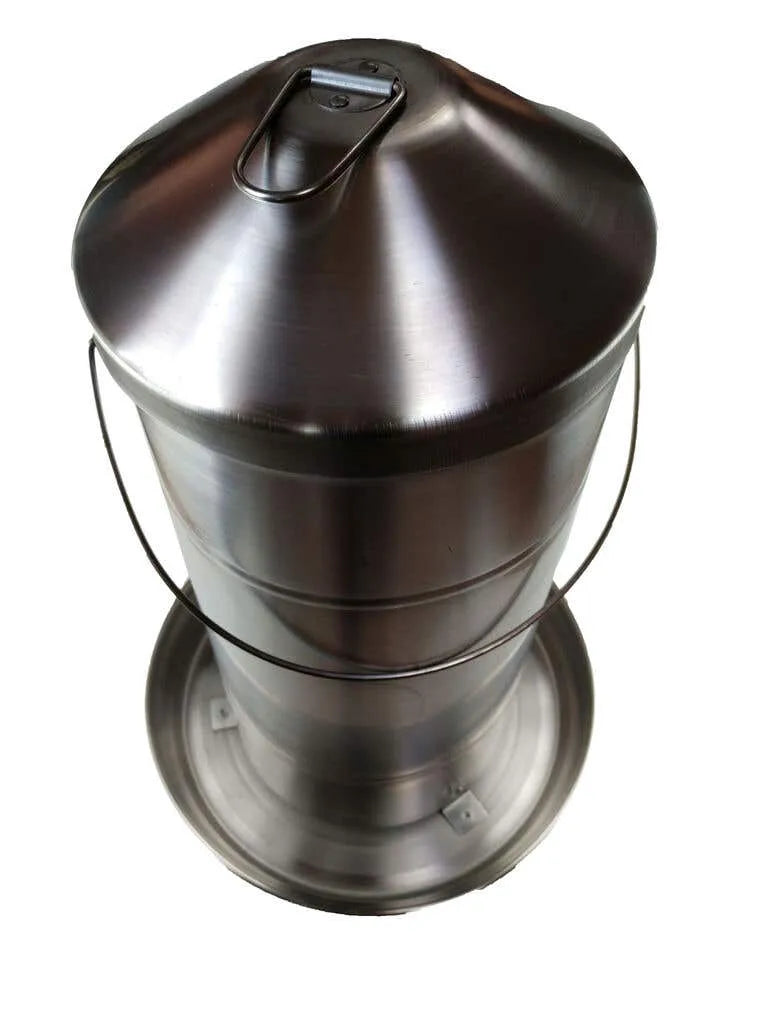 Poultry Feeder Stainless Steel 15kg