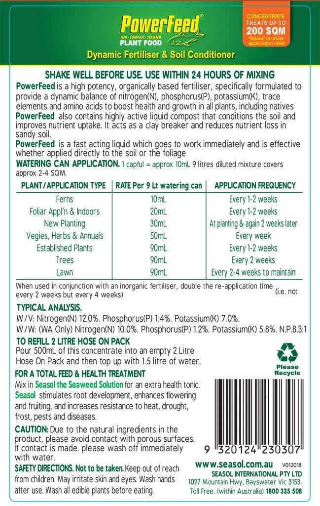 Powerfeed Fertiliser 1L