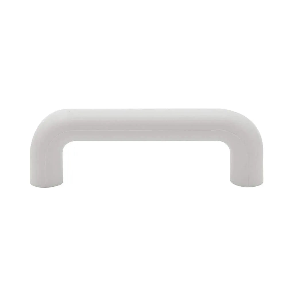 Prestige Handle D Plastic White 96 x 16mm