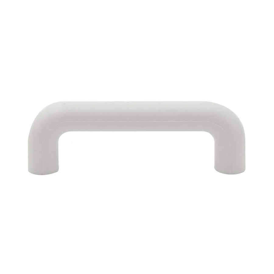 Prestige Handle D Plastic White 96 x 16mm