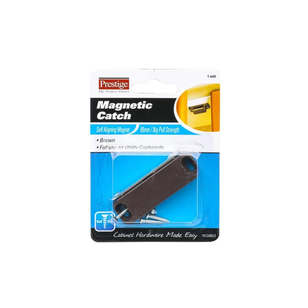 Prestige Magnetic Catch Light Duty Brown 65mm
