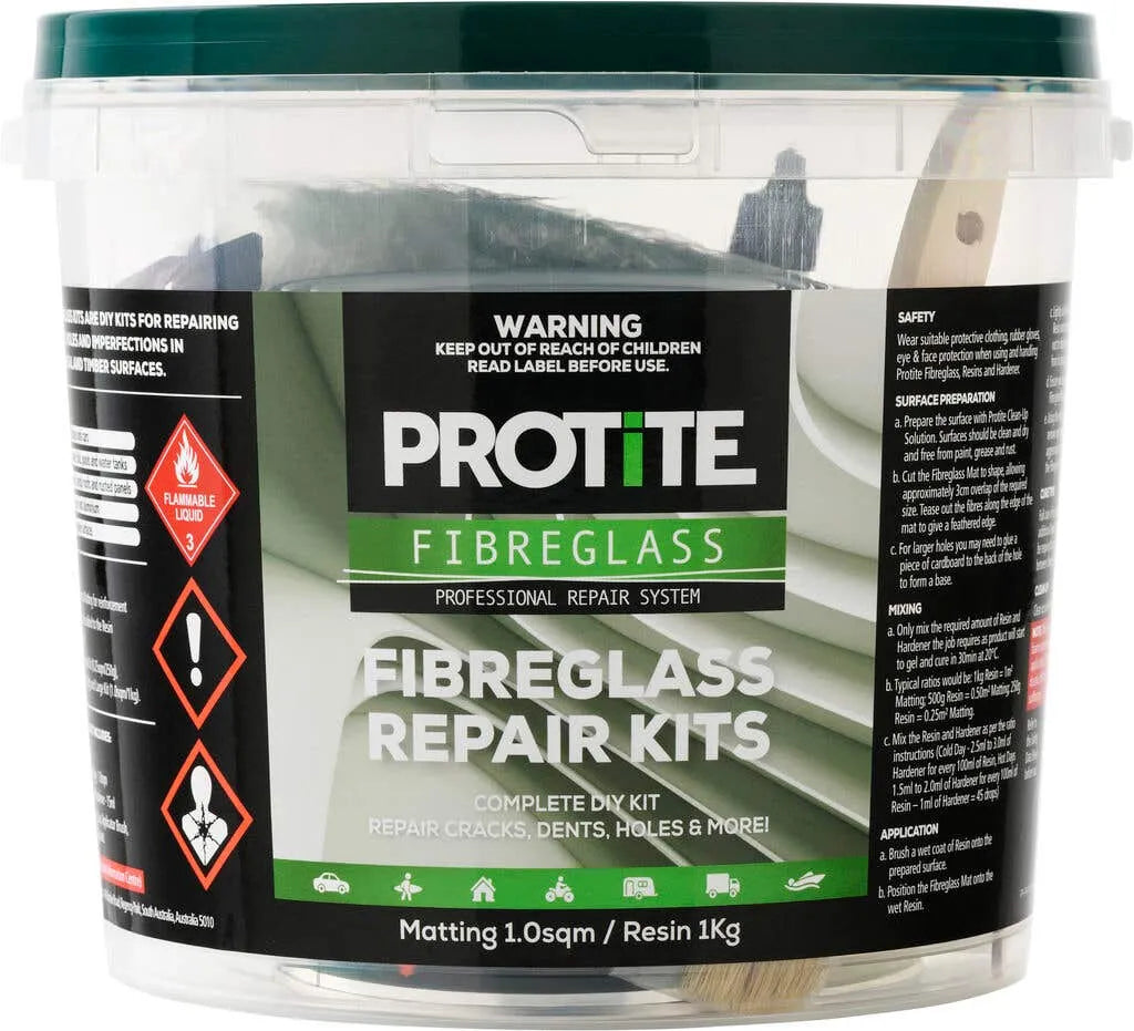 Protite Fibreglass Repair Kit Large (1.00sqm)