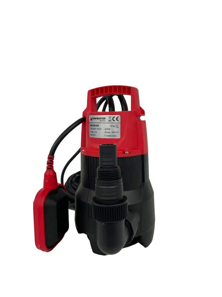 Pumpmaster 0.4kW Dirty Water Submersible Drainer Pump DW400