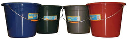 Queen Plastic Bucket with Metal Handle Assorted Colours 10L