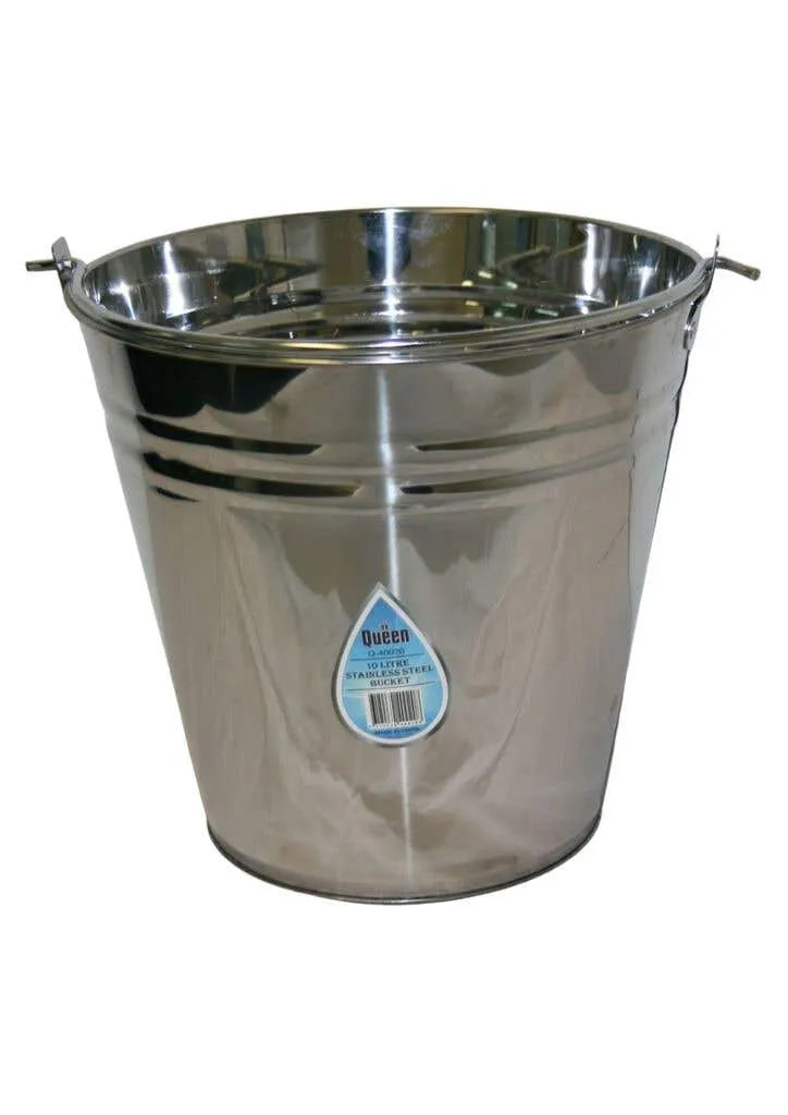 Queen Stainless Steel Bucket 10L