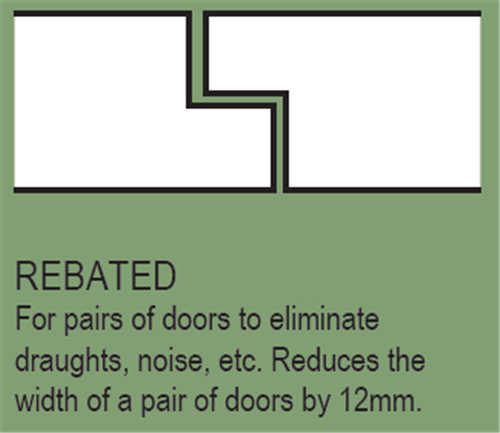 Hume Door Rebating Pair Of Doors