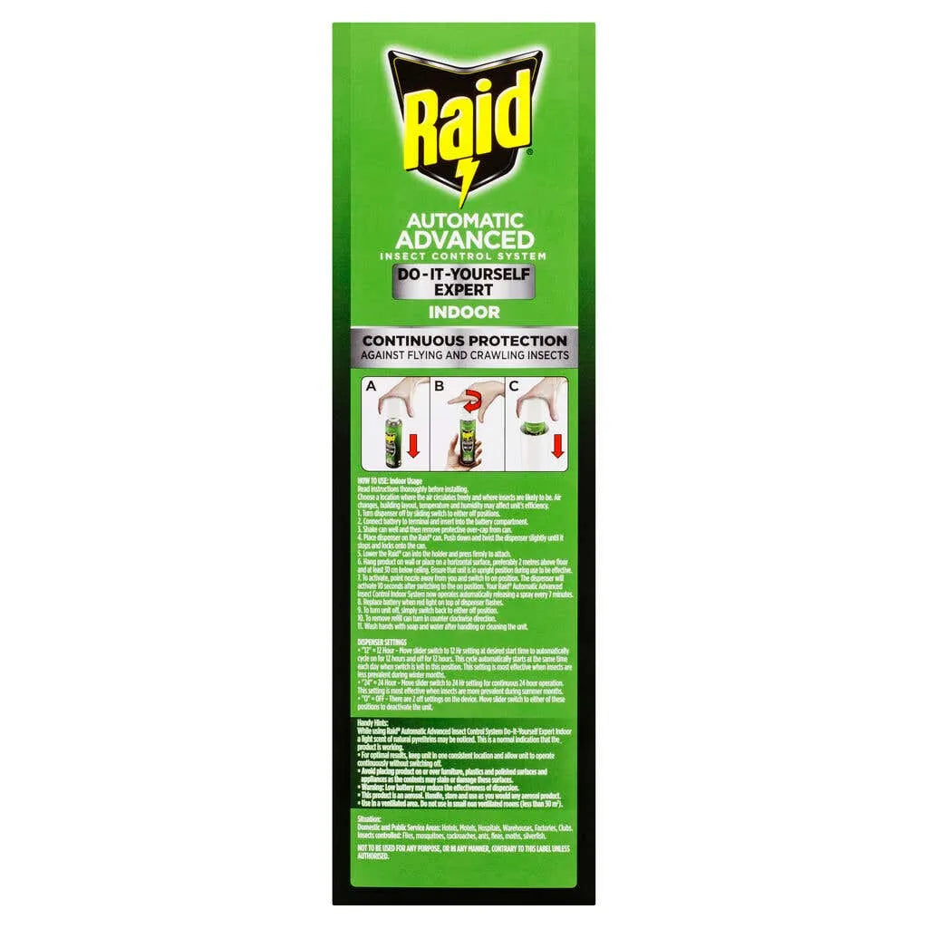 Raid Automatic Advanced Indoor Pest Control System Indoor 305g