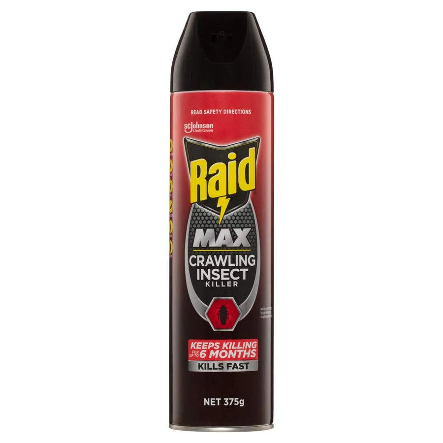 Raid Max Crawling Insect Spray Killer 375g