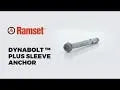 Ramset Dynabolt Plus Hex Head Stainless Steel 10 x 100mm - 2 Pack