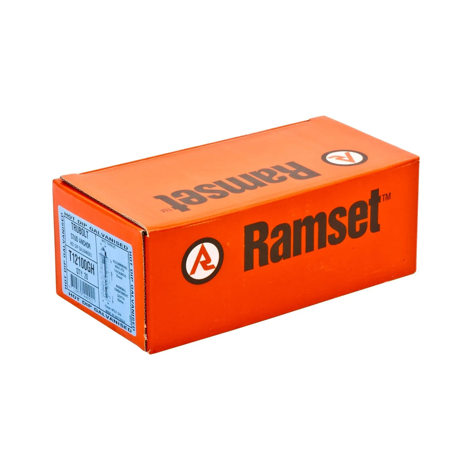 Ramset Trubolt Galv M12 x 100mm (20pk)