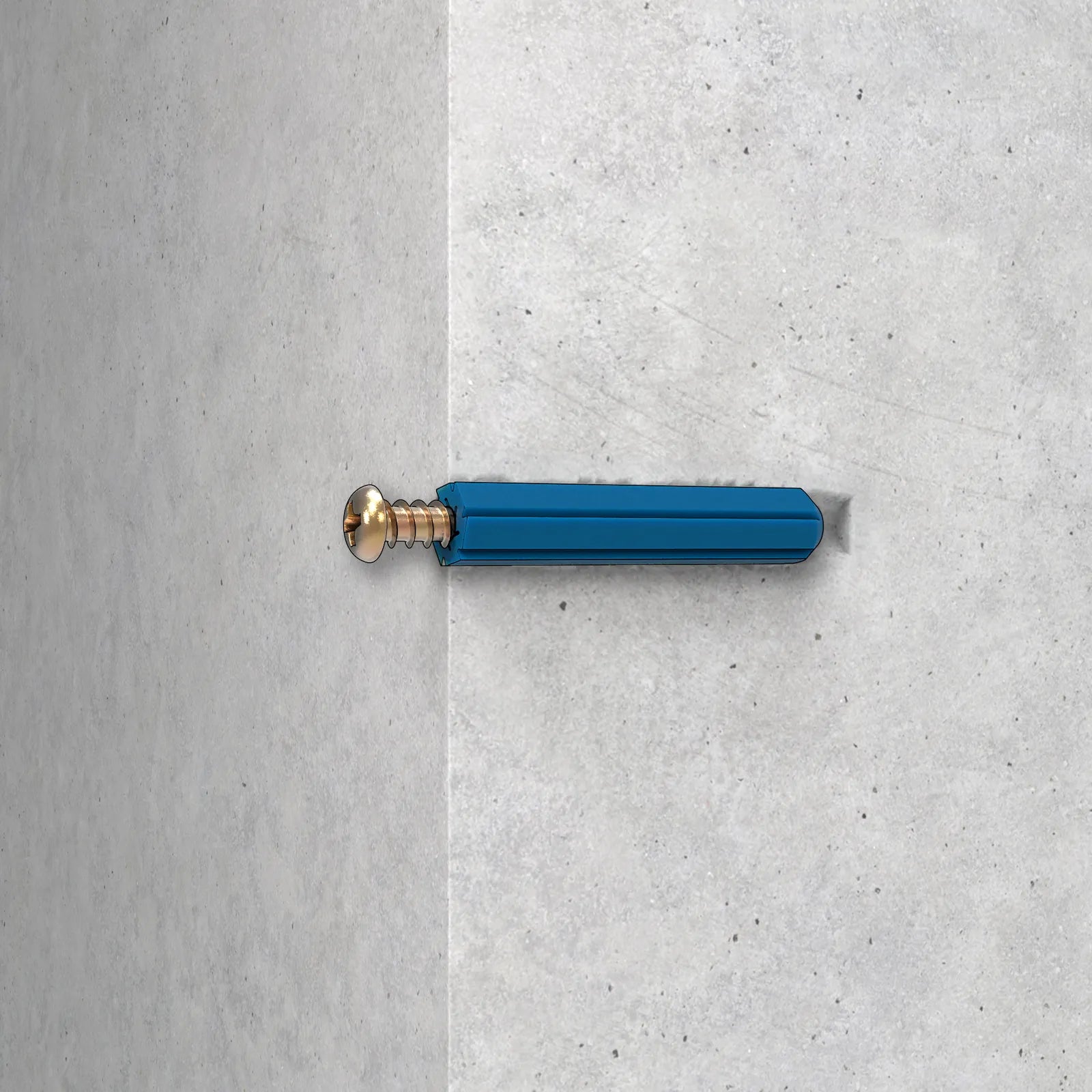 Ramset Wall Plug Blue 8 x 25mm (25pk)