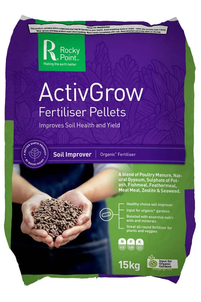 Rocky Point ActivGrow Fertiliser Pellets 15kg