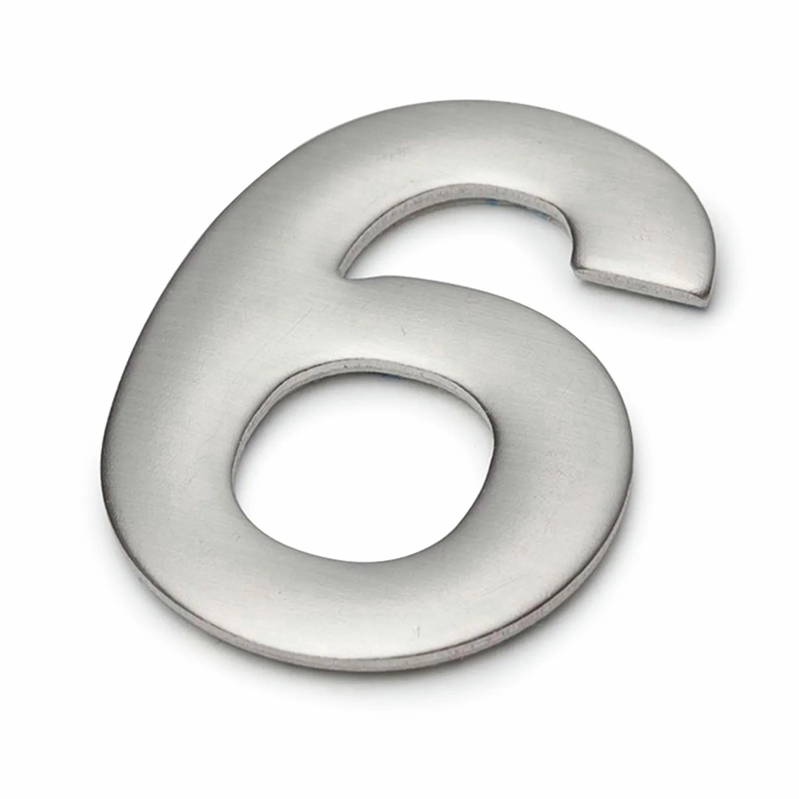 Sandleford 50mm Mode Stainless Steel Self Adhesive House Number 6
