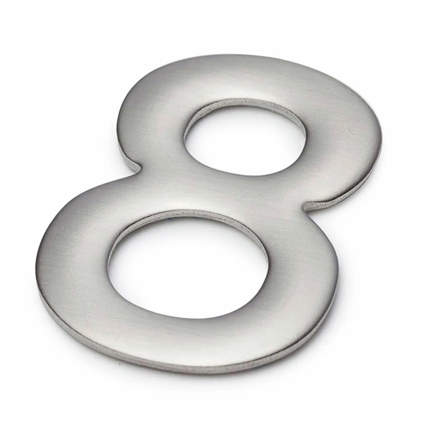 Sandleford 50mm Mode Stainless Steel Self Adhesive House Number 8