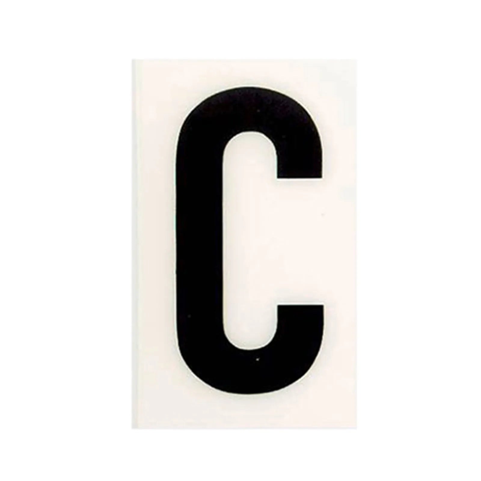 Sandleford 60mm White Self Adhesive House Letter C