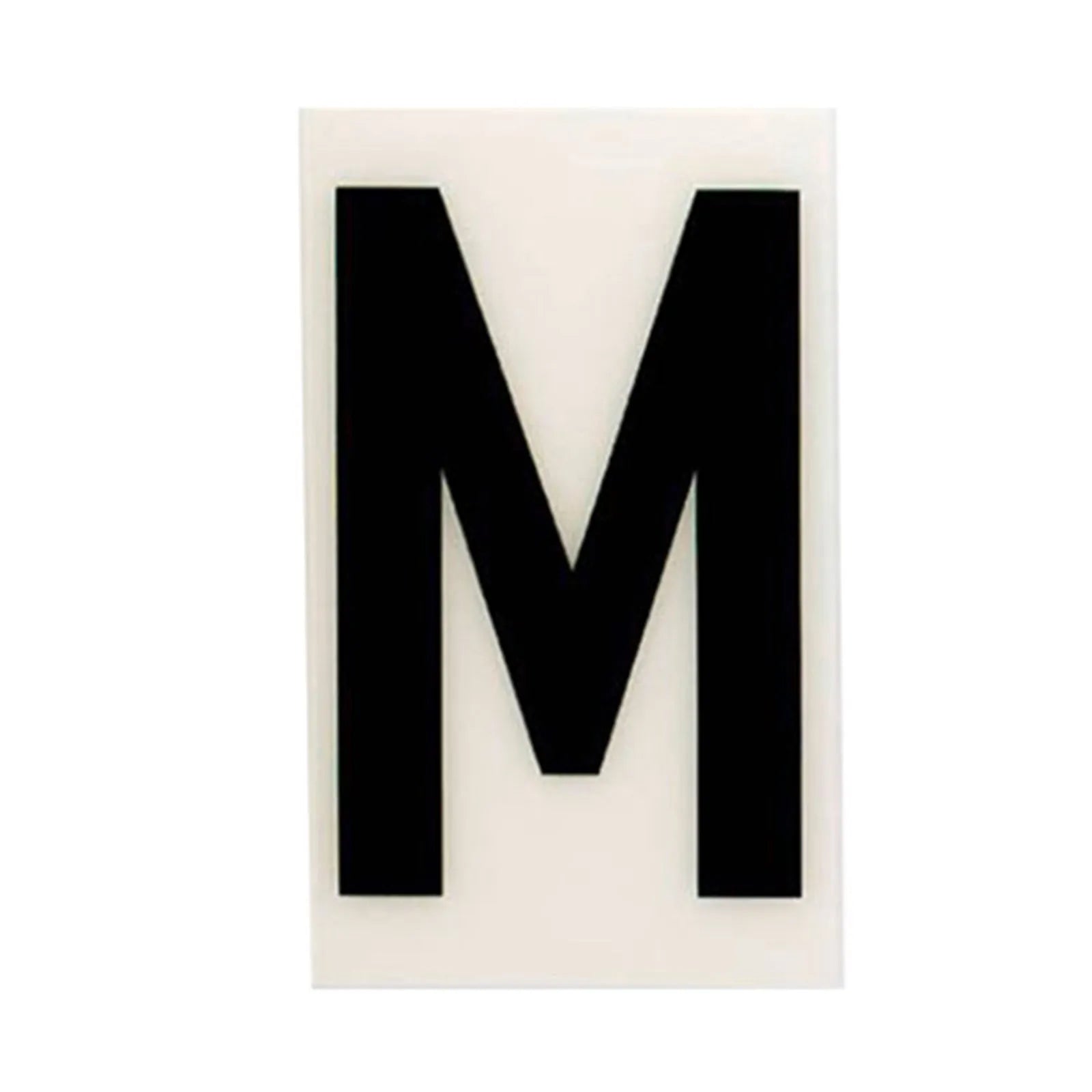 Sandleford 60mm White Self Adhesive House Letter M