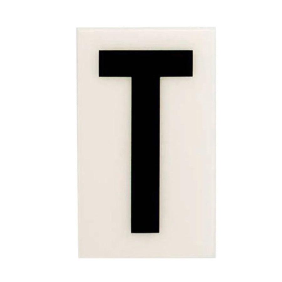 Sandleford 60mm White Self Adhesive House Letter T
