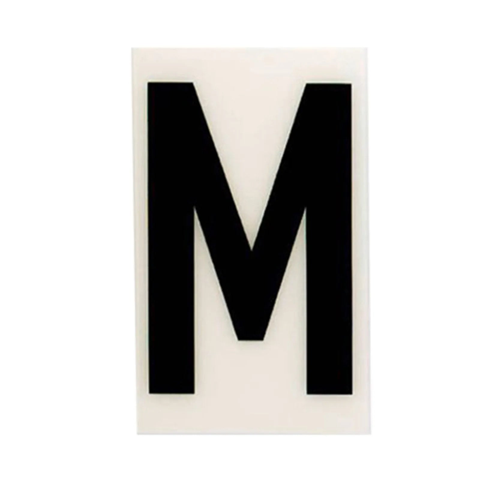 Sandleford 85mm White Self Adhesive House Letter M