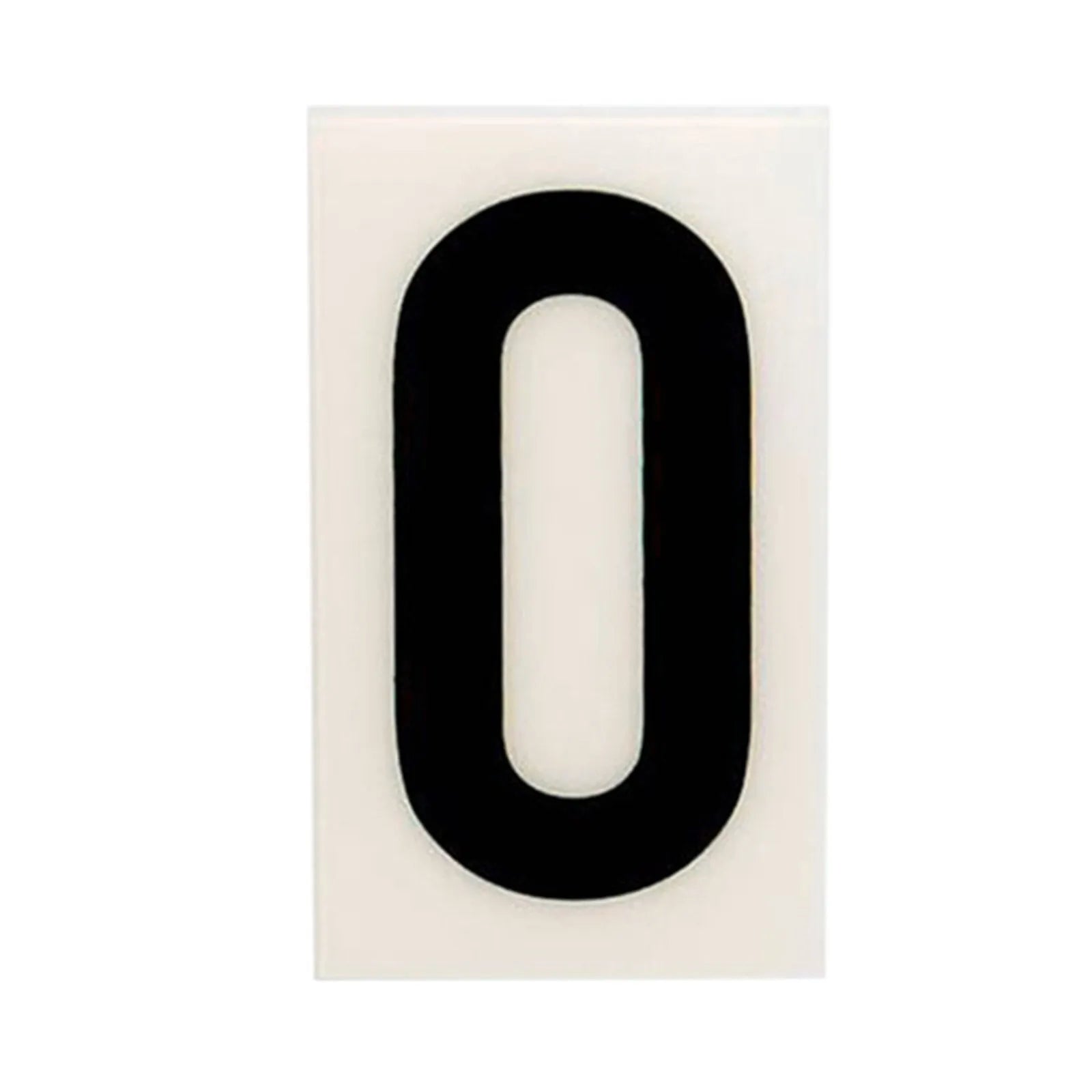 Sandleford 85mm White Self Adhesive House Letter O