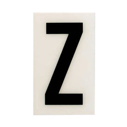 Sandleford 85mm White Self Adhesive House Letter Z