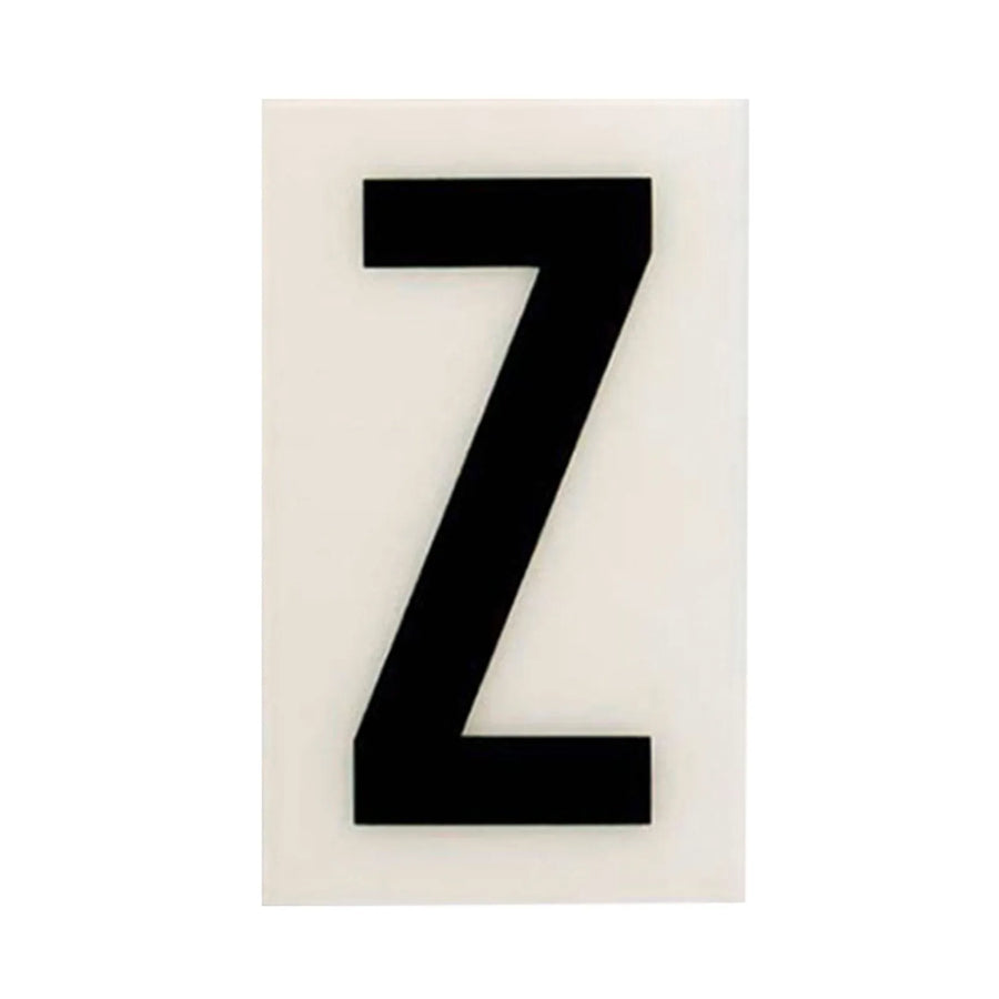 Sandleford 85mm White Self Adhesive House Letter Z
