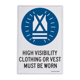 Sandleford High Visibililty Vest Must Be Worn Sign