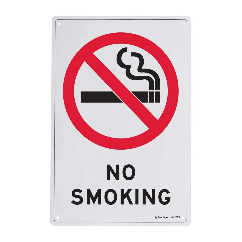 Sandleford No Smoking Sign