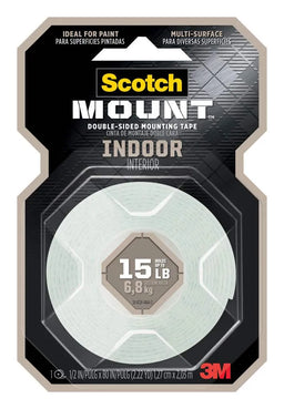 Scotch-Mount Indoor Double-Sided Mounting Tape 127mm x 2.03m