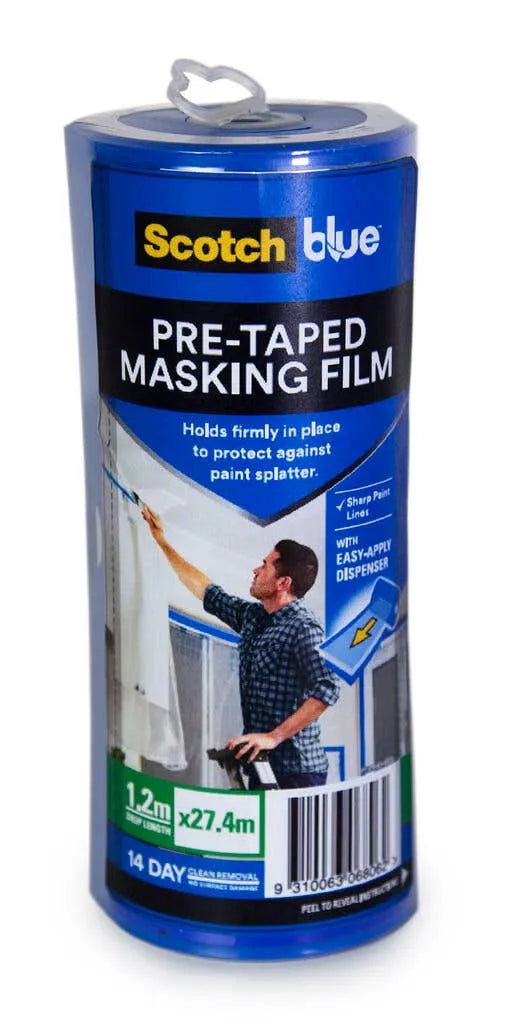 ScotchBlue Pre-Taped Masking Film 1.2 x 27.4m