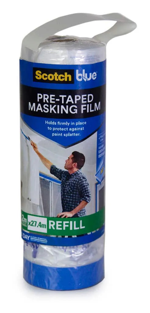 ScotchBlue Pre-Taped Masking Film Refill 1.2 x 27.4m