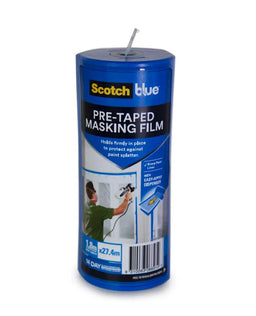 ScotchBlue Pre Taped Masking Film Canister 1.8 x 27.4m
