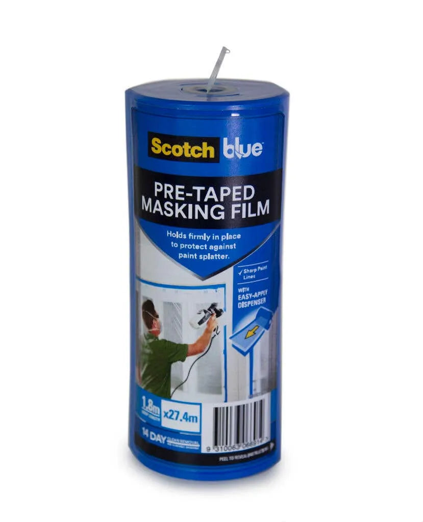 ScotchBlue Pre Taped Masking Film Canister 1.8 x 27.4m