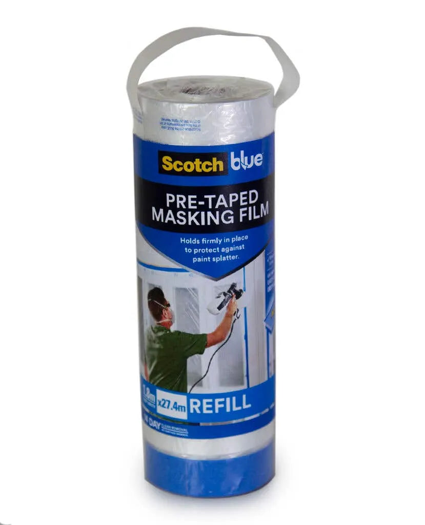 ScotchBlue Pre Taped Masking Film Refill 1.8 x 27.4m