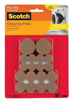 Scotch Gripping Pads Brown - 36 Pack