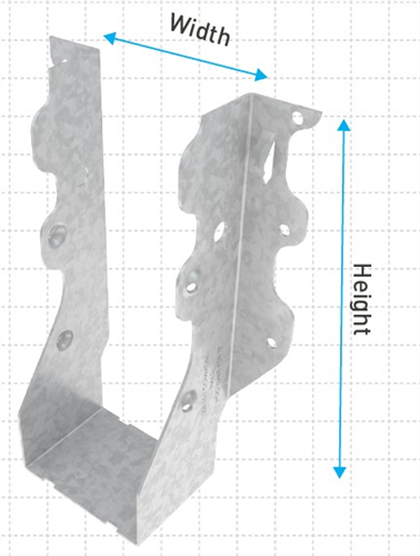 Joist Hanger Face Mount 240 x 90mm
