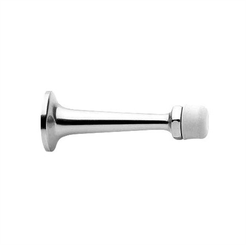 Door Stop Wall Mounted Satin SS 75mm