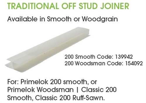 Weathertex Joiners 200mm Off Stud Smooth (Each) #139942
