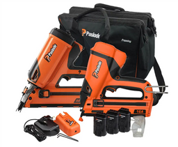TrimMaster/FrameMaster 3 Battery & Hard Case Paslode Pair